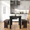Flash Furniture Rectangle 30 in W, 46 in L, 30 in H, Pine Wood, Pinus Glabra, Black Wash XA-F-46X30-BW-GG - alternate 9